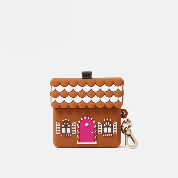 kate spade Accessories - ♠️Kate Spade Gingerbread Keychain Apple AirPods Silicone Case, 3rd Generation
